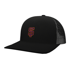 SI Orioles Team Trucker Snap Back Hat – Solid Black
