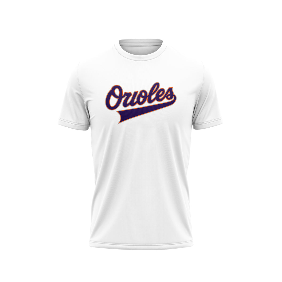 SI Orioles Team Semi Dye Sub Sublimated Jersey White
