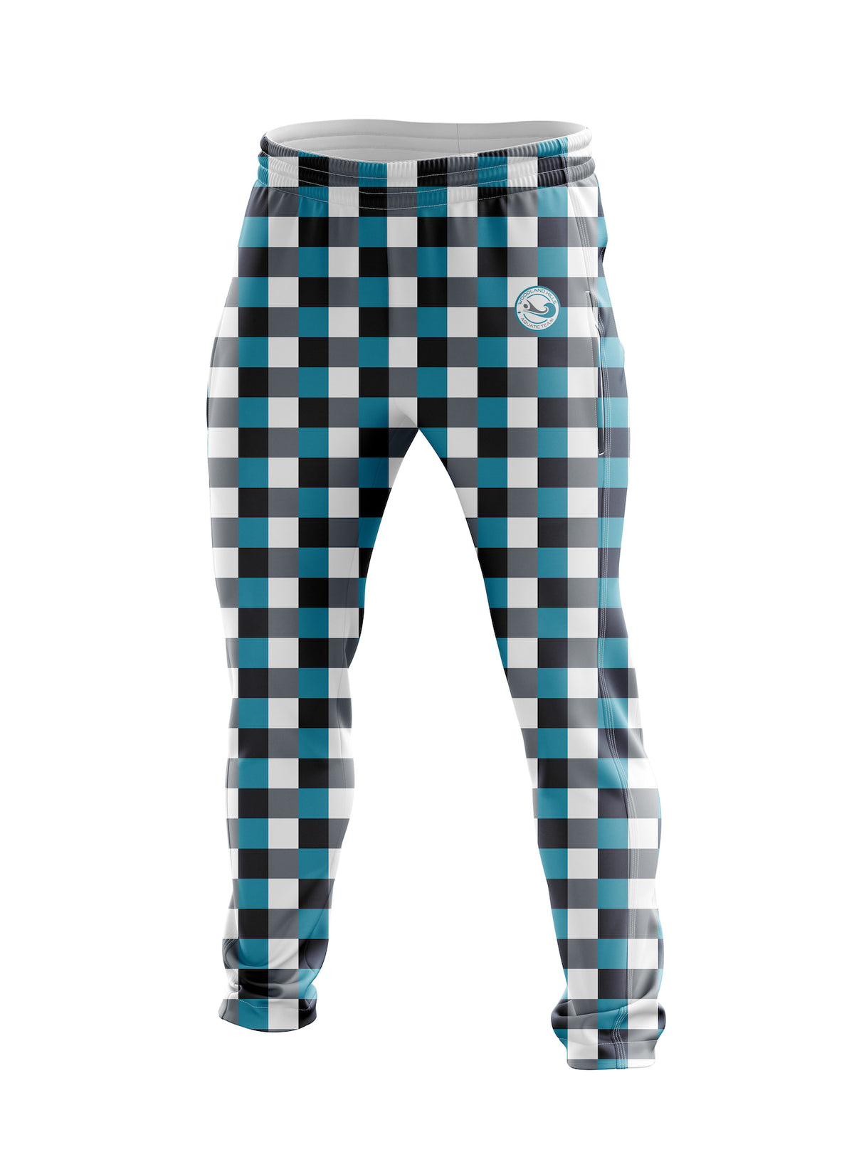 Woodland Hills Aquatic Team Plaid Flannel PJ Pants