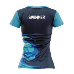 Woodland Hills Aquatic Team Women’s V-Neck Cap Sleeve Jersey
